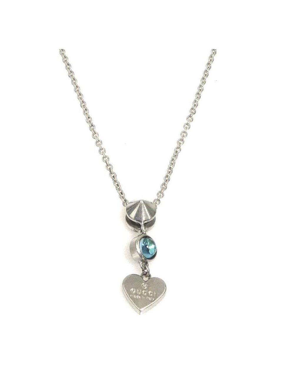Gucci Necklace Heart Silver